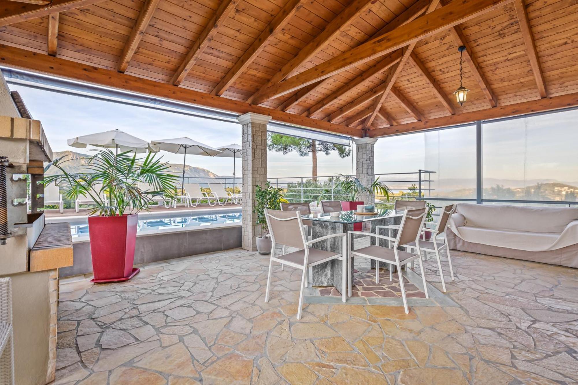 Villa Olivia Corfu - Amazing Sea-View 3 Bedroom Villa With A Pool Gazátika Exterior foto
