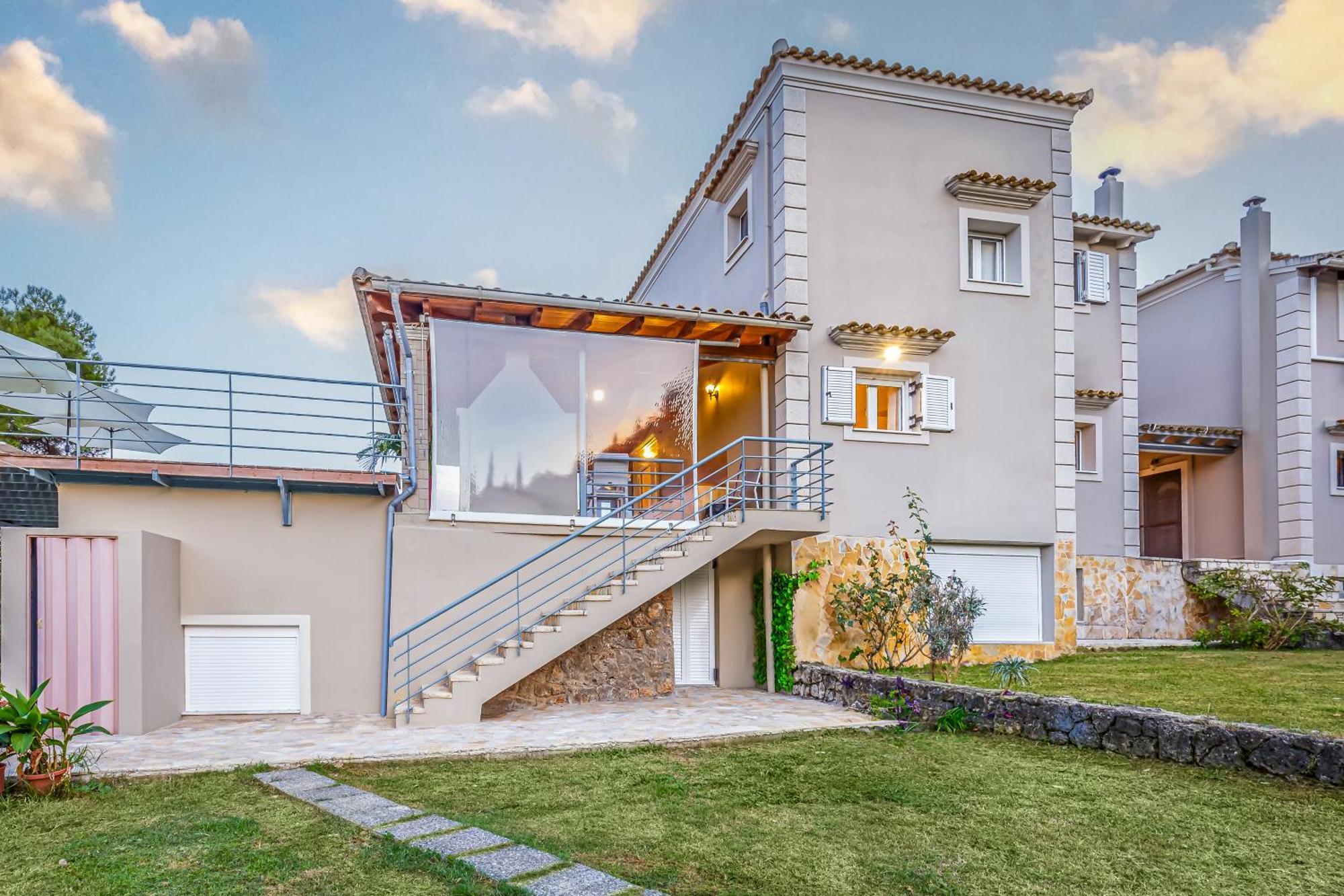 Villa Olivia Corfu - Amazing Sea-View 3 Bedroom Villa With A Pool Gazátika Exterior foto