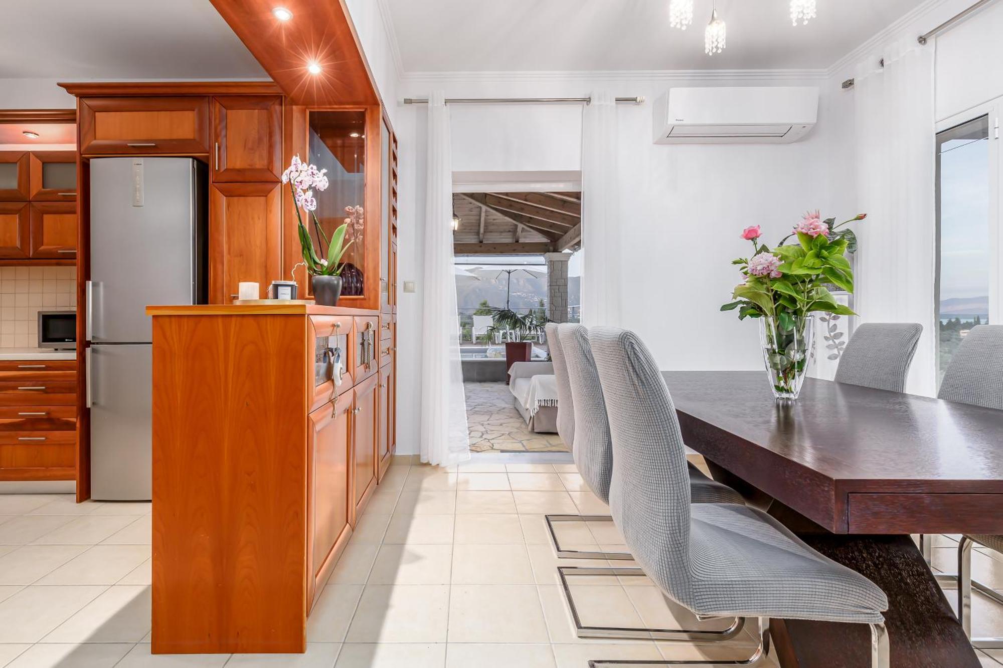 Villa Olivia Corfu - Amazing Sea-View 3 Bedroom Villa With A Pool Gazátika Exterior foto