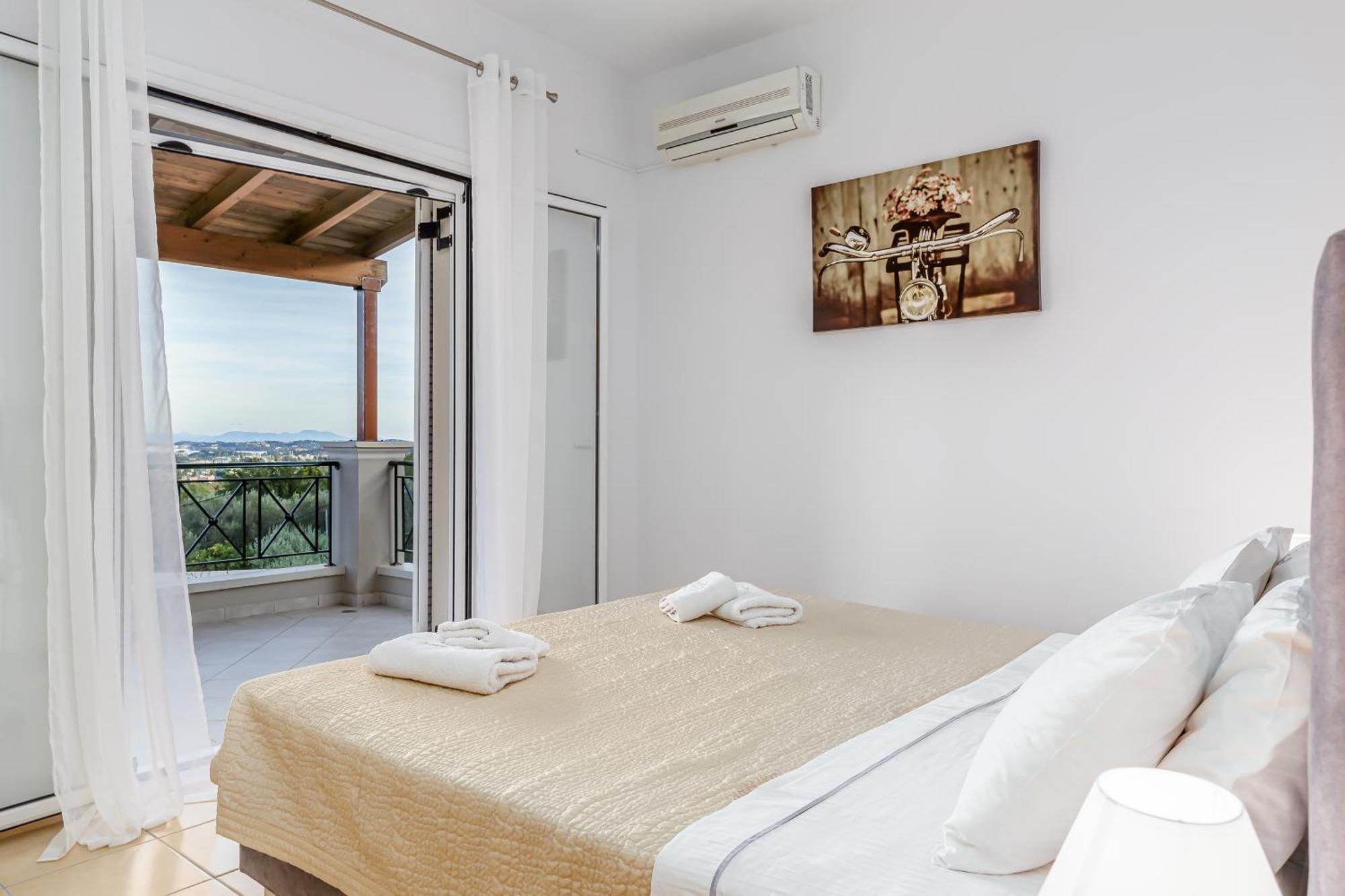 Villa Olivia Corfu - Amazing Sea-View 3 Bedroom Villa With A Pool Gazátika Exterior foto